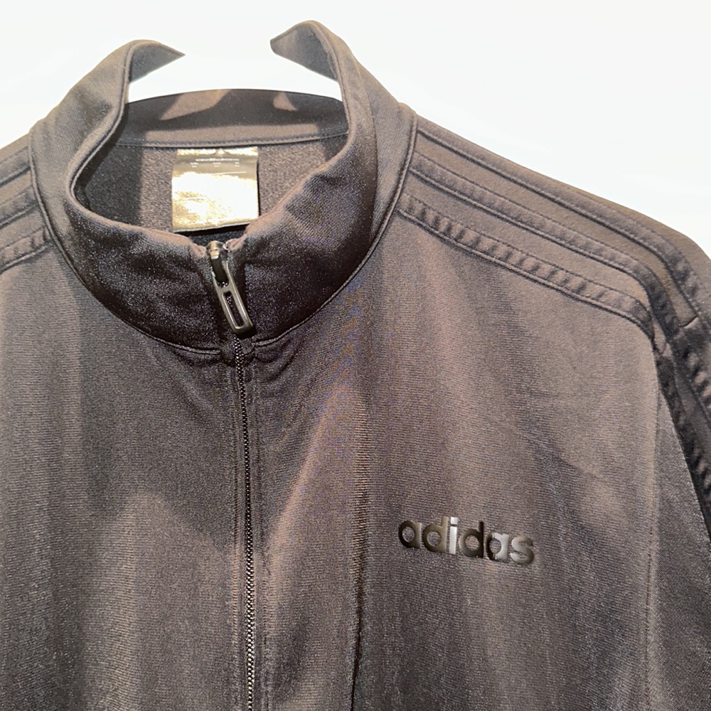 adidas Black Lightweight Jacket - Picture 2 of 4